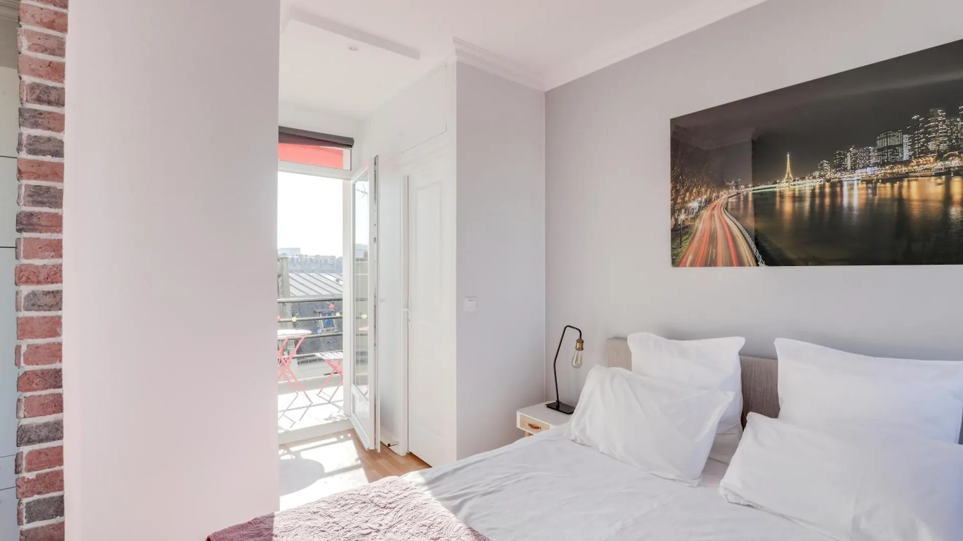 Eiffel Tower View + Terrace Saint Germain Des Pres Paris