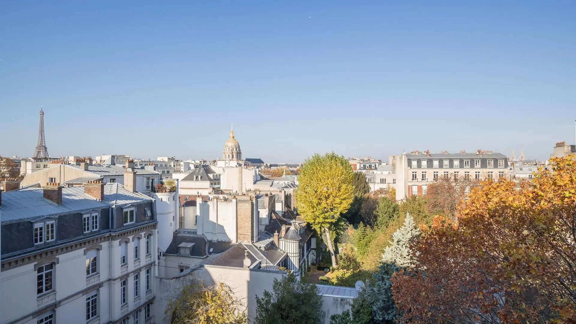 Eiffel Tower View + Terrace Saint Germain Des Pres